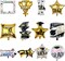 Graduation Party Balloons – 12-Piece Class of 2026 Congratulations Foil Balloon Kit for Graduation Decorations, Photo Backdrops & Grad Party Supplies